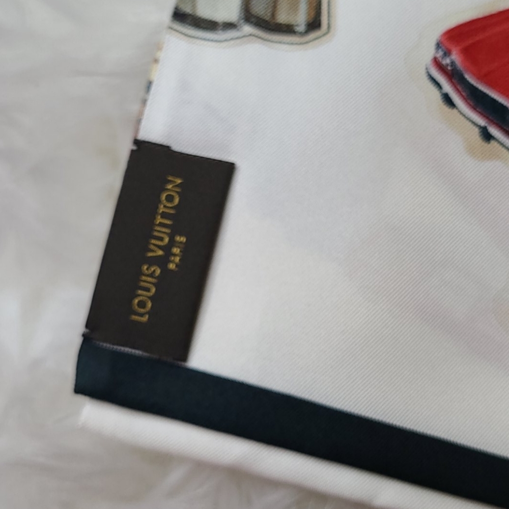 NEW LOUIS VUITTON SILK VERNIS STICKERS BANDEAU - Picture 7 of 16